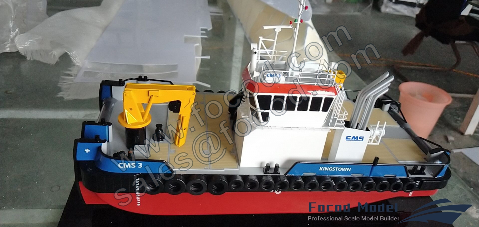 customized model of 26.9m ersatile multicat vessel